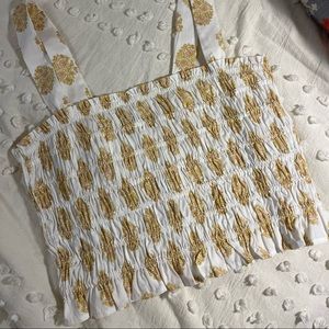 NWT Block print J. Crew top